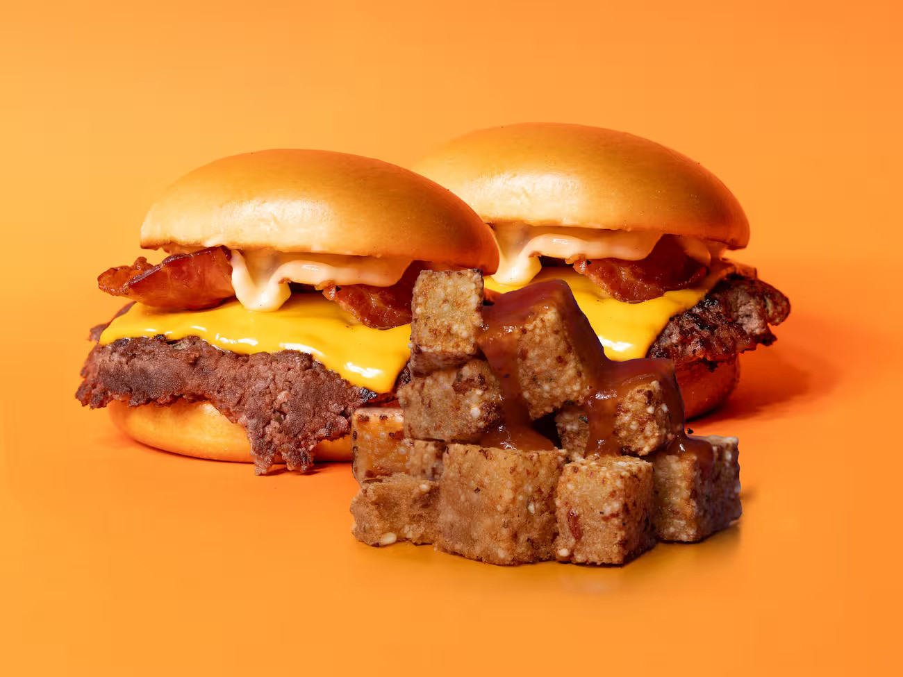 Combo 2x burguer bacon simples + Dadinho de tapioca + Coca