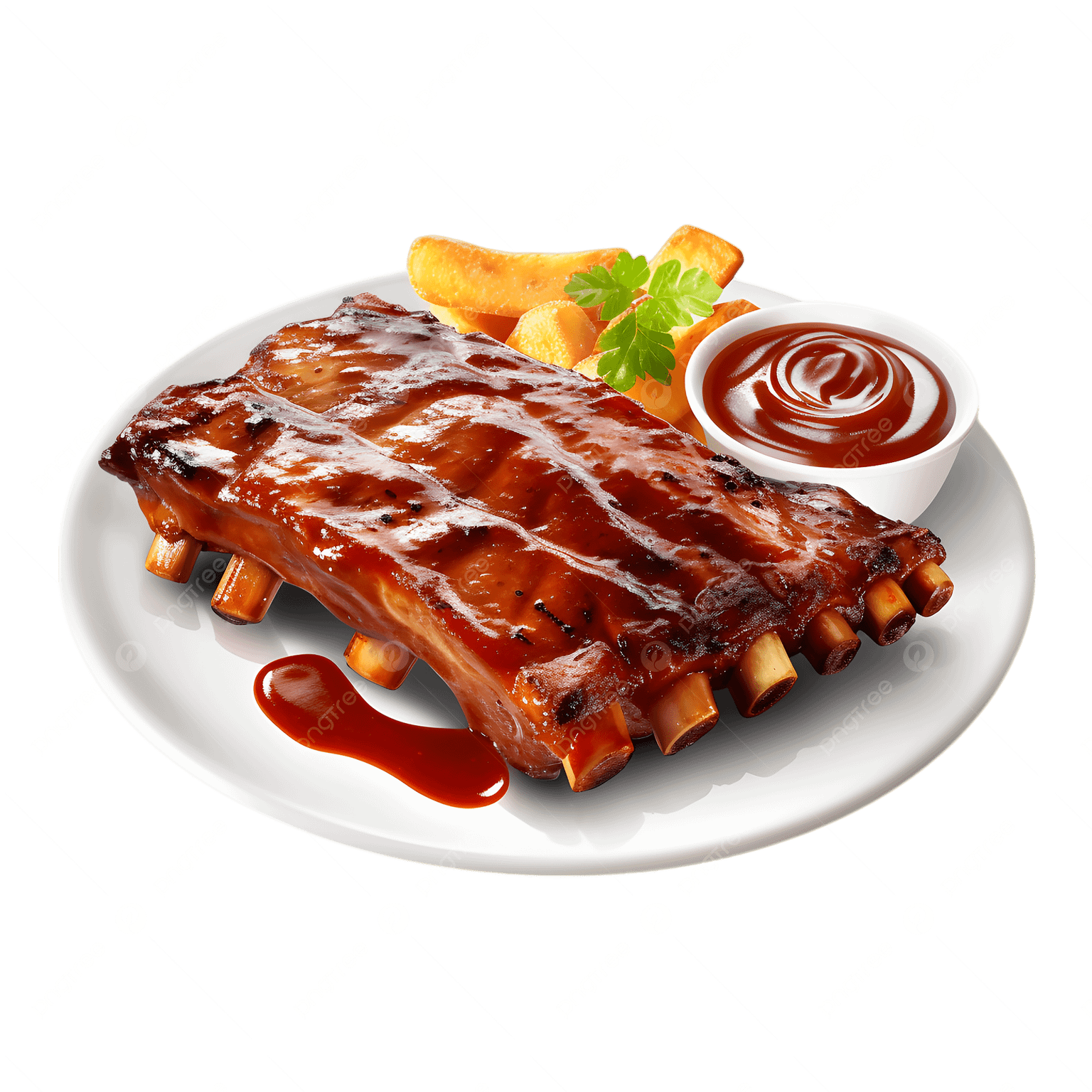 COSTELINHA SUINA COM  BARBECUE 700G