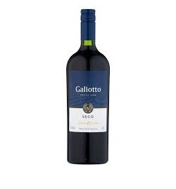 GALIOTTO VINHO TINTO SECO 1L 