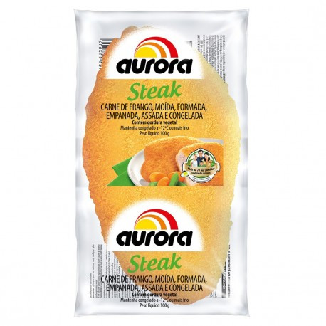 EMPANADO DE FRANGO "STEAK" AURORA 100G