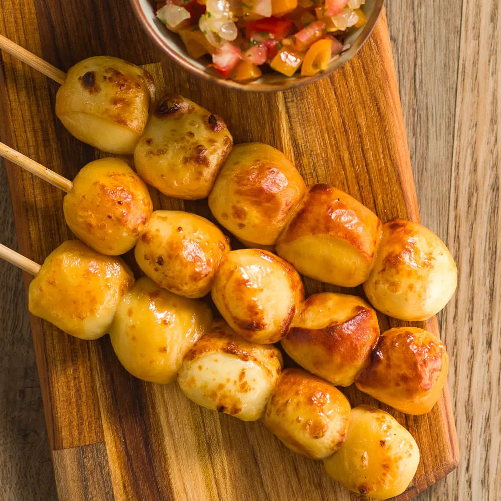 Queijo Provolone no Espeto