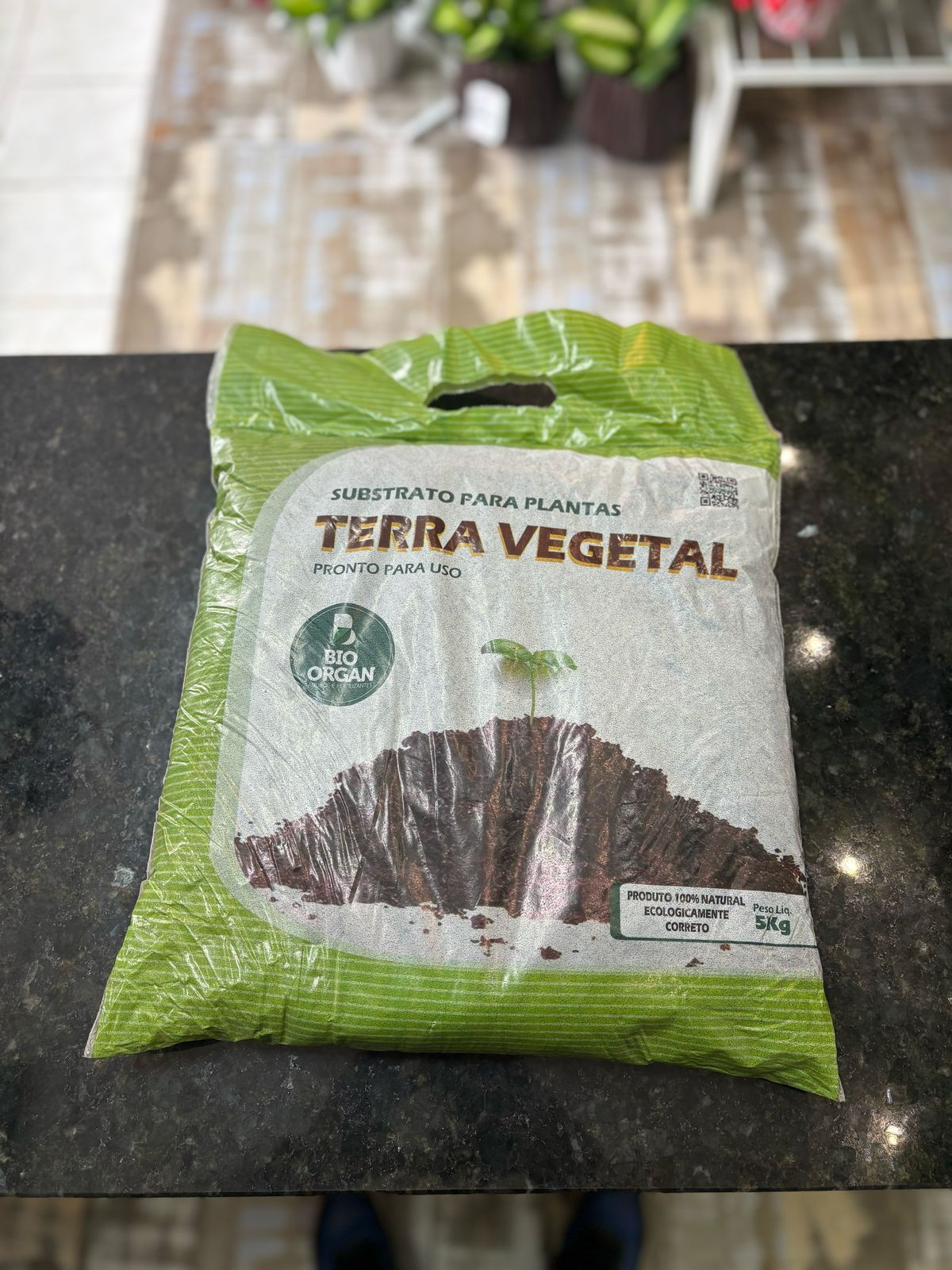 SUBSTRATO DE TERRA VEGETAL 5KG