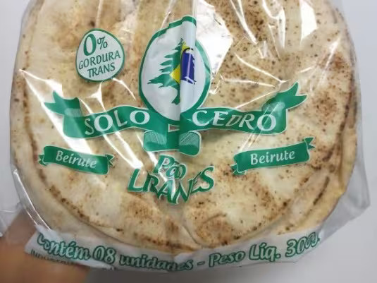Pacote Pão Libanês Cedro 300g
