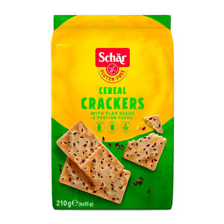 Biscoito Schar Zr Glut Cereal Crackers Seeds 210g