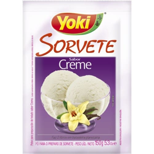 Pó para Sorvete de Creme Yoki 150g