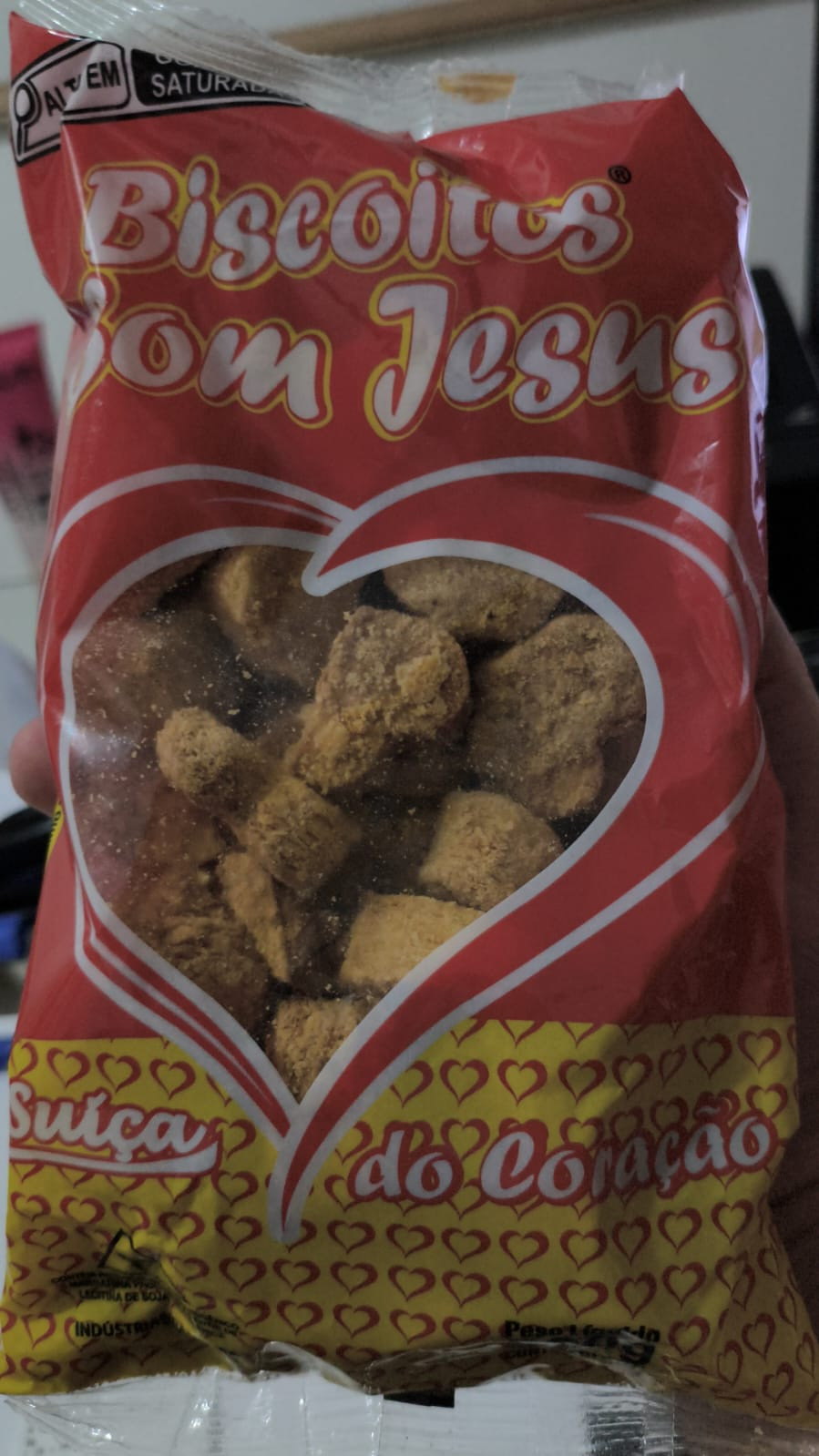 BISCOITO SUIÇA DO CORAÇÃO BOM JESUS  300G