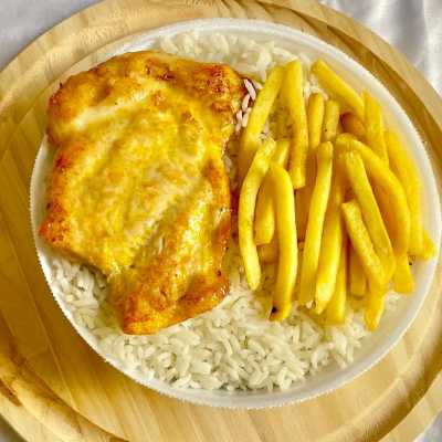 Filé de Frango com Fritas 