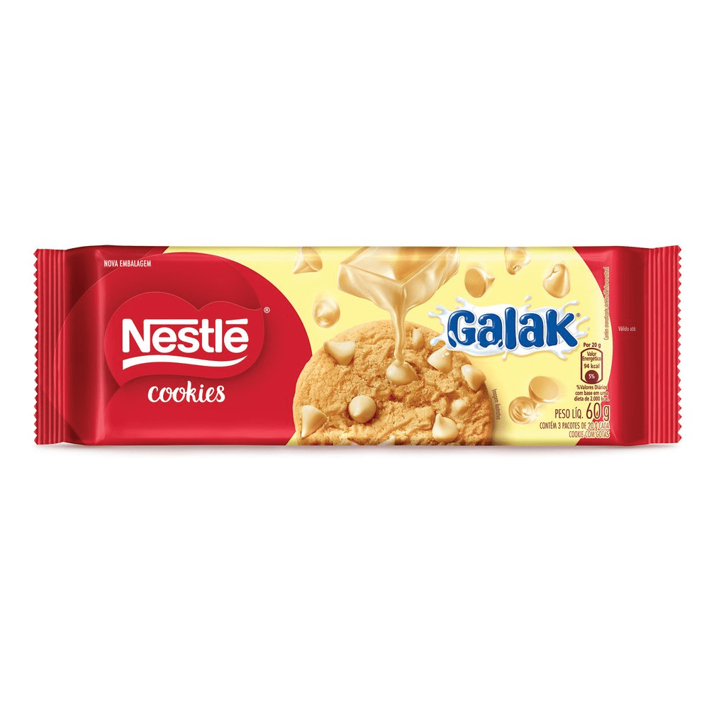 Biscoito Cookies Gotas Galak 60g