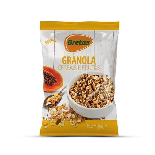 Granola Cereais e Frutas Bretas 250g