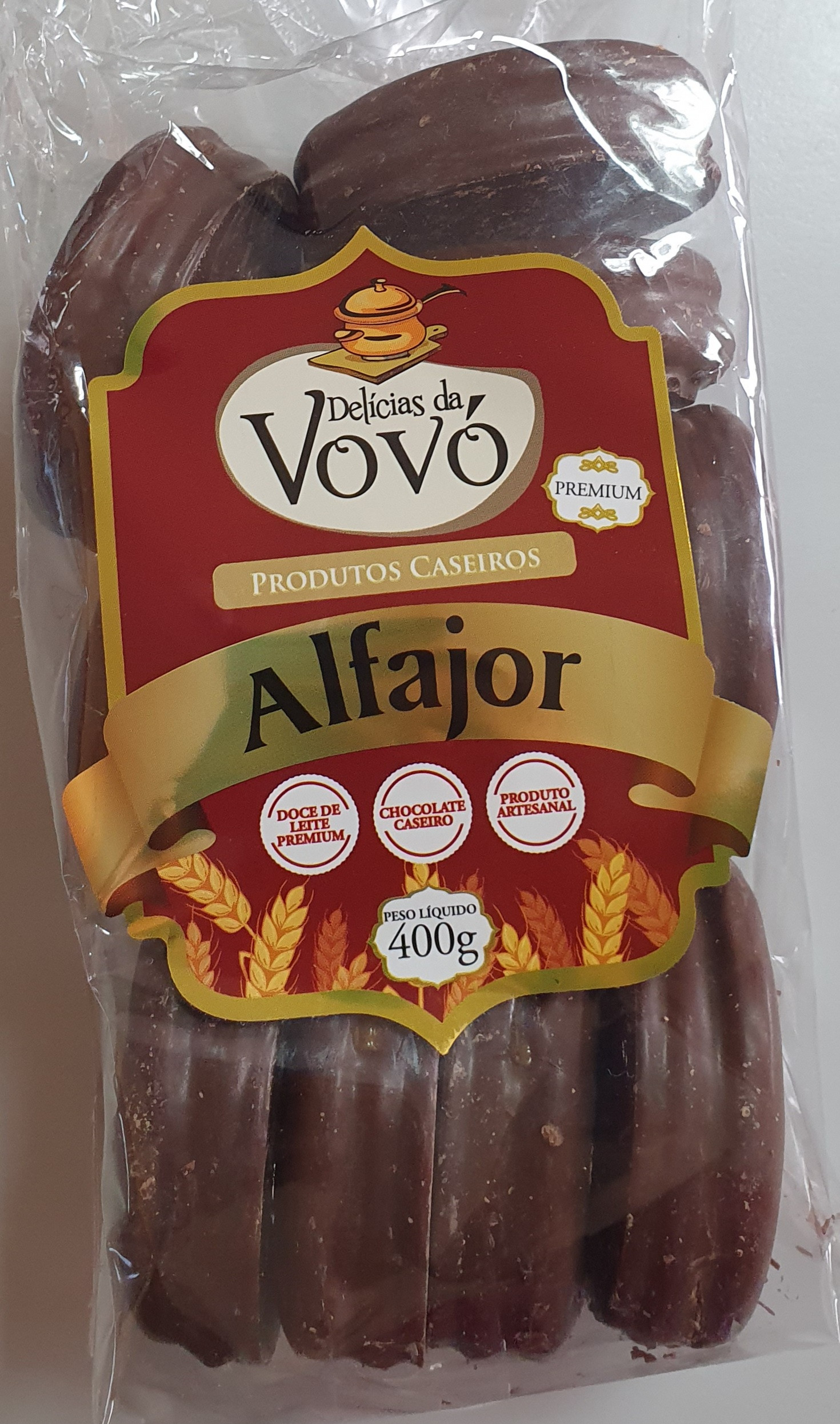 Alfajor delicias da Vovo 400g