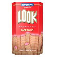 BISC LOOK 55G MORANGO