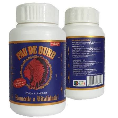 Pau De Ouro 500mg Sulphytos Pt 60cap