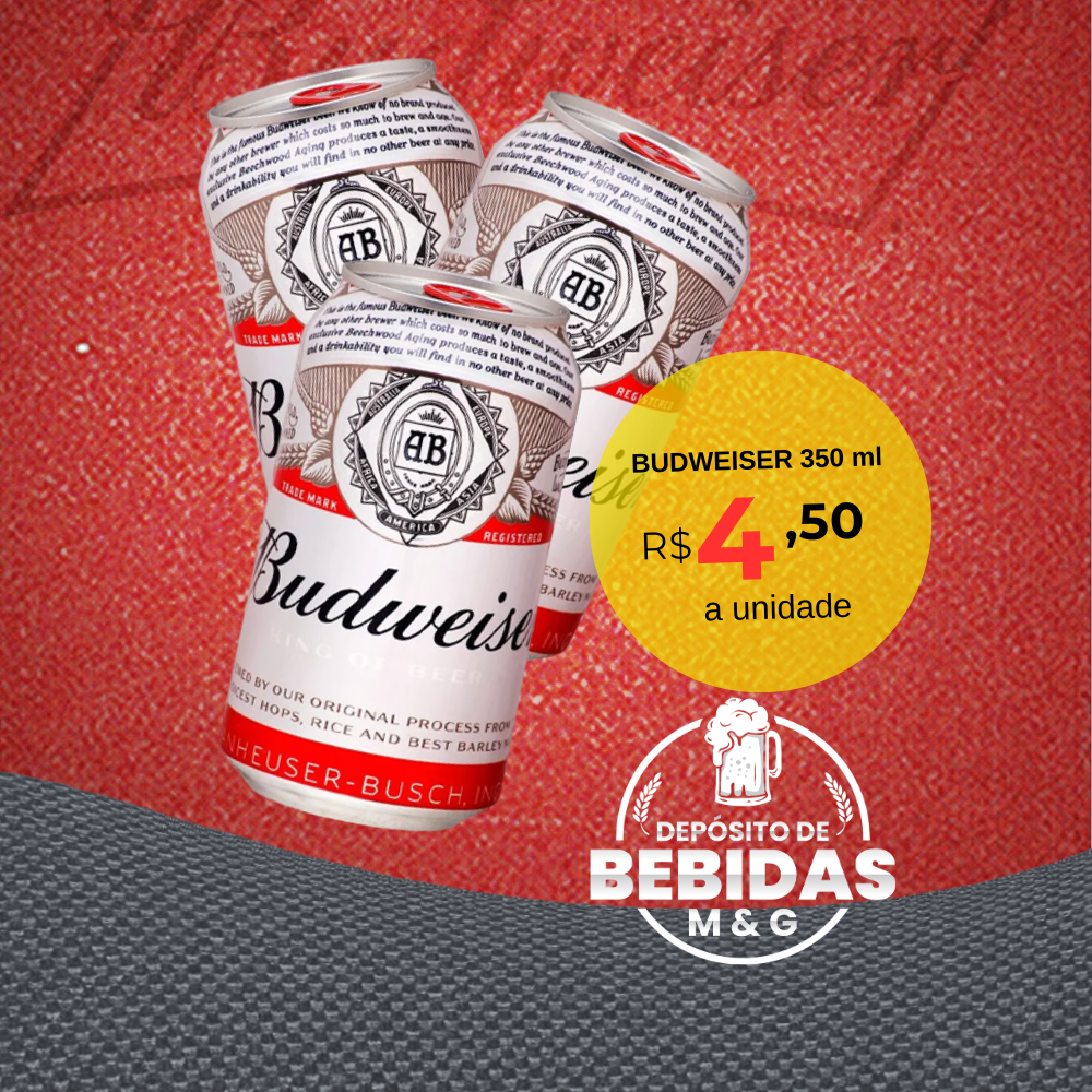 BUDWEISER LATA 350ML