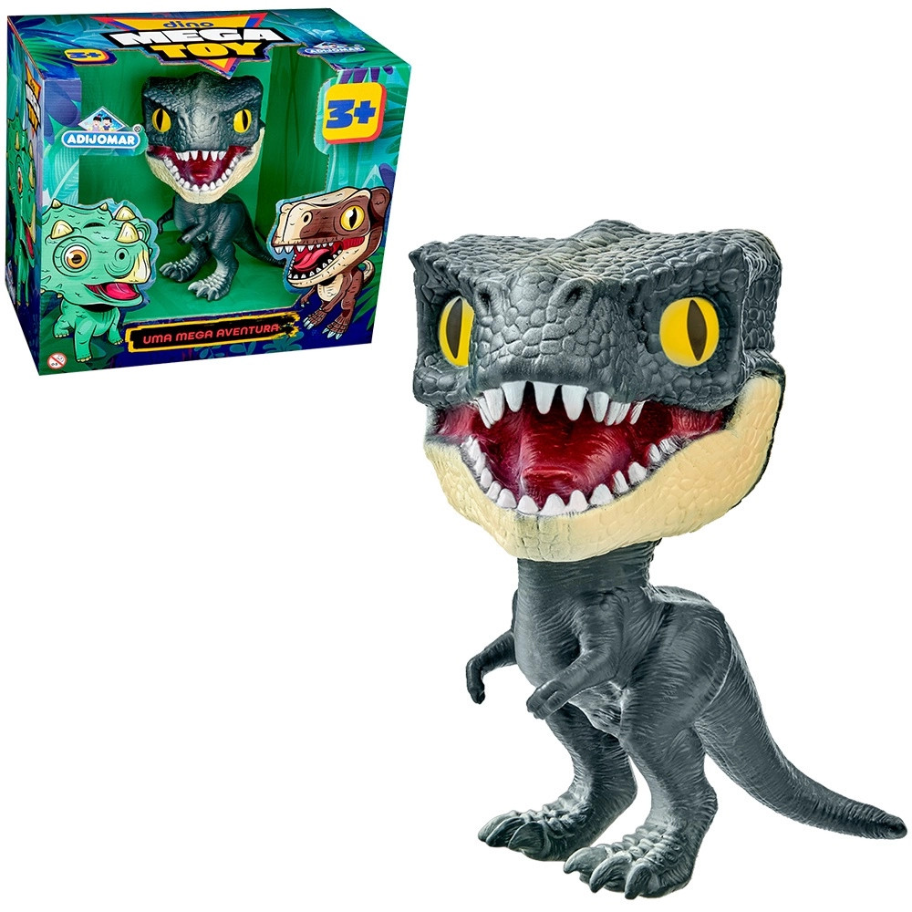 BRINQUEDO DINO MEGA TOY T REX 32CM 