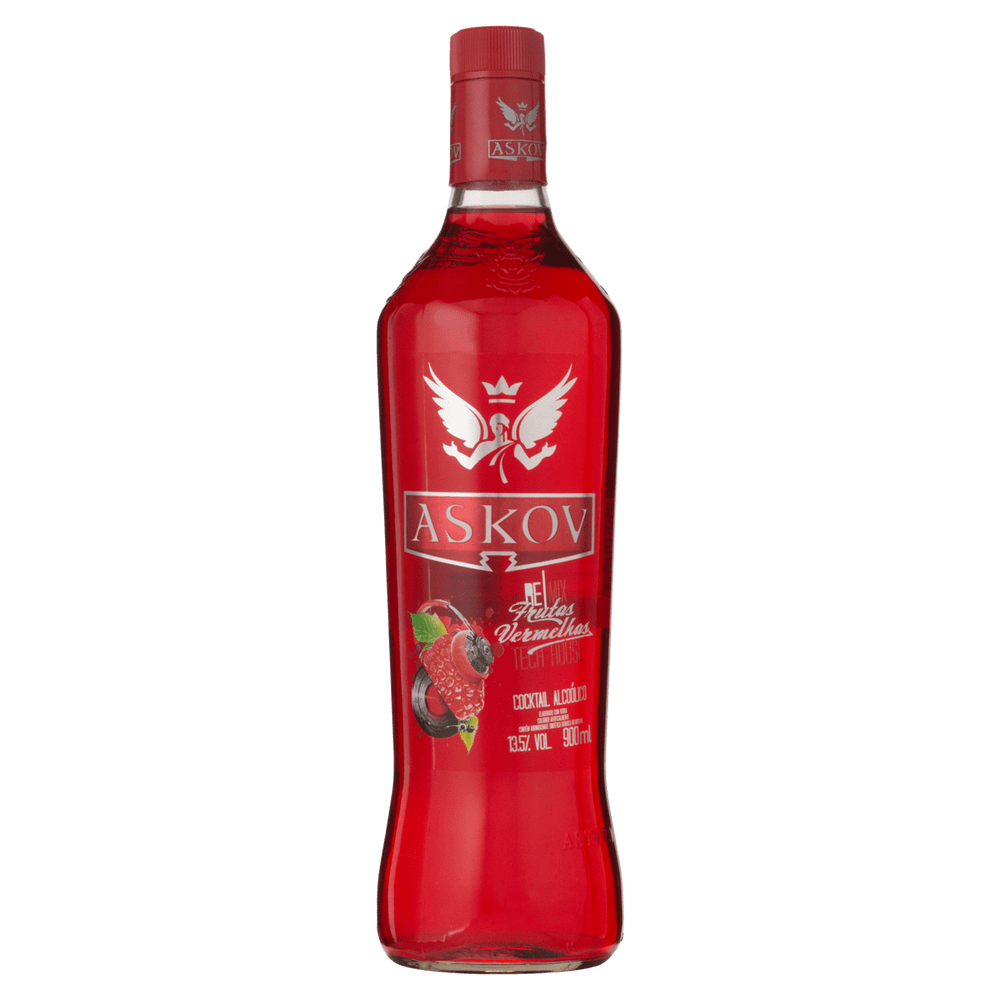 Vodka Askov Frutas Vermelhas 900ml