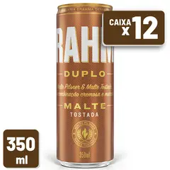 Cerveja Brahma Duplo Malte Tostada Lata Sleek 350ml  