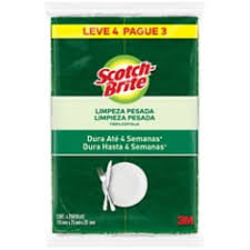 ESPONJA SCOTCH-BRITE LIMPEZA C/4UN