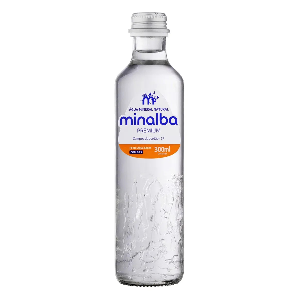 Agua Mineral Premium com Gas (Minalba) 300ml