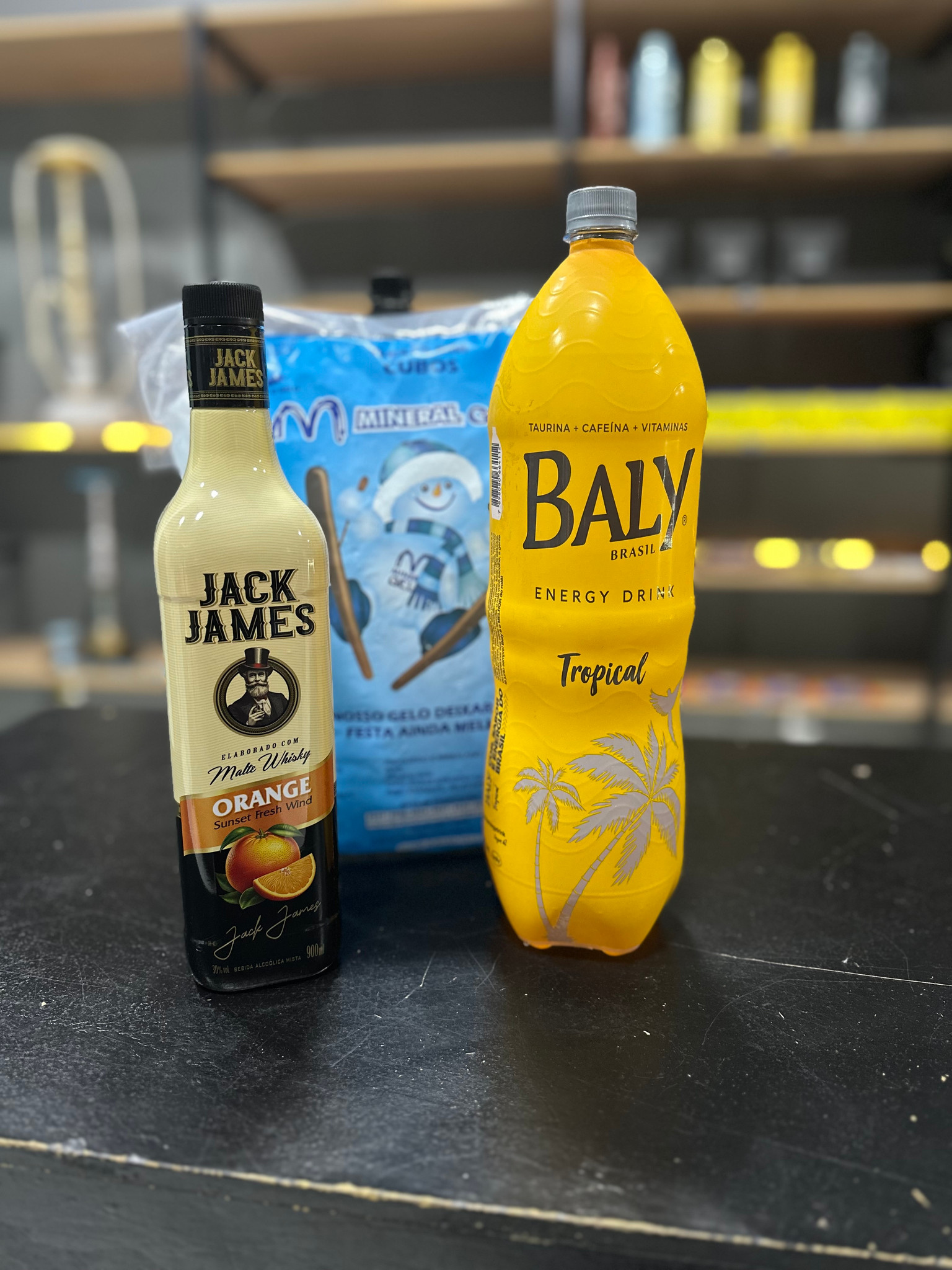 Jack James Orange + Baly 2L + gelo 3kg
