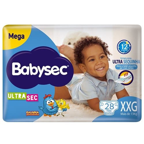 Fralda Xxg Ultrasec Babysec com 28un