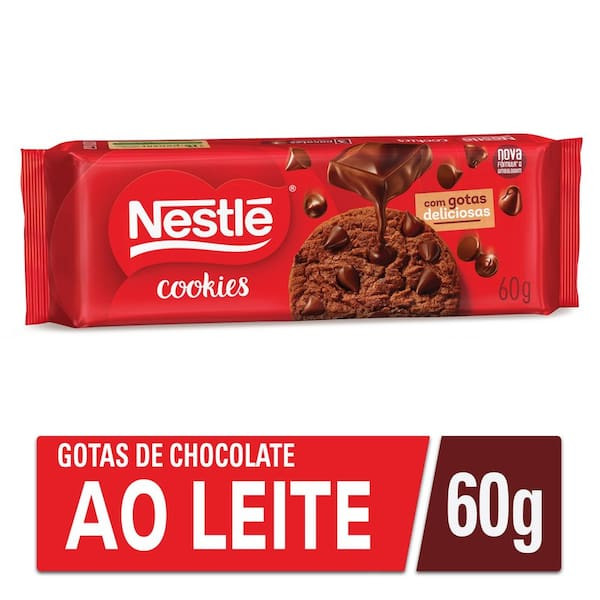 Cookie Gotas de Chocolate Nestlé Classic 60g