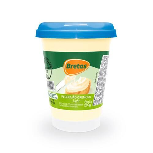 Requeijão Cremoso Light Bretas 200g