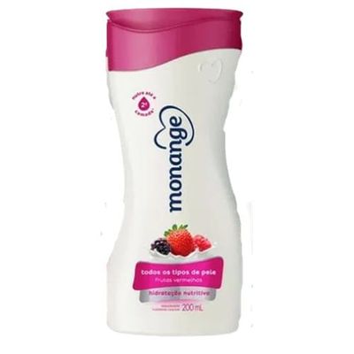 Desodorante Corporal Frutas Vermelhas Monange Hidratação Essencial Frasco 200ml