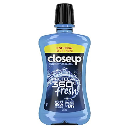 ANTISSEPTICO ENXAGUANTE BUCAL CLOSE UP 500ML ICE 