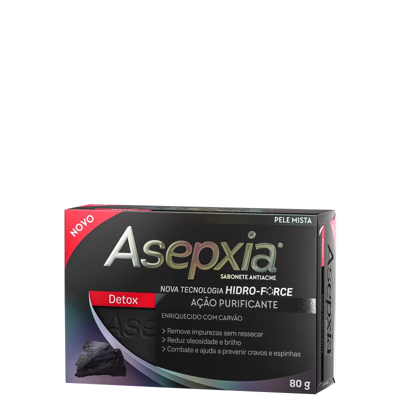 SABONETE ASEPXIA DETOX CX80G