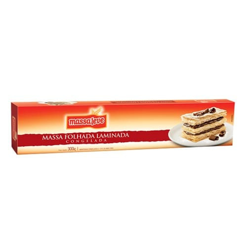 Massa Folhada Massaleve Laminada 300g
