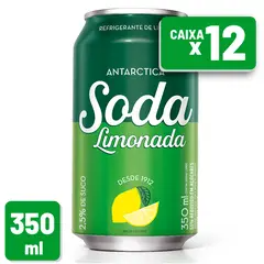 Refrigerante Soda Limonada Antarctica Lata 350ml  