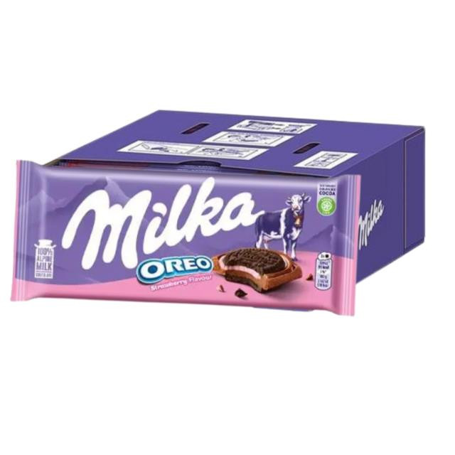 BARRAO MILKA 100G OREO MORANGO