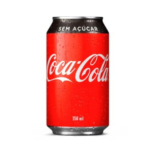 REFRIGERANTE COCA COLA ZERO LATA 350ML