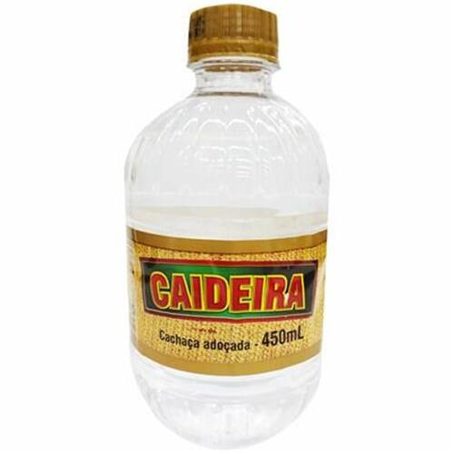 Cachaça Caideira Adoçada Garrafa 450ml