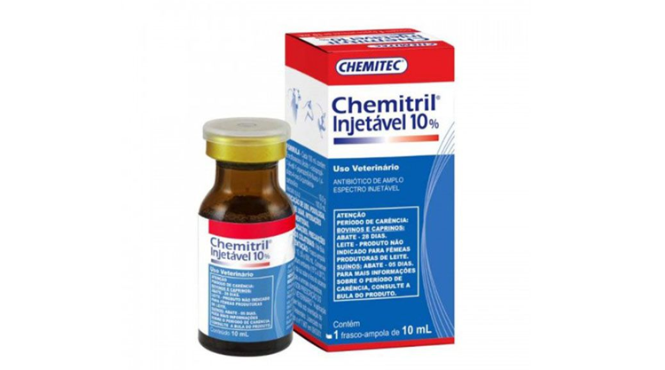 Chemitril injetável 10% 10mL