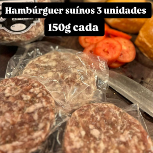 HAMBURGUER SUINO 2 UNI 150G