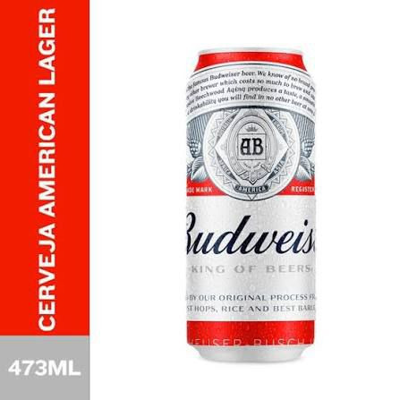 BUDWEISER LATÃO 473ML