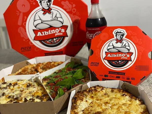 Pizza Grande + Pizza Pequena +coca 1 Litro