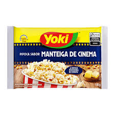 PIPOCA MICRO-ONDAS YOKI MANTEIGA DE CINEMA 100G