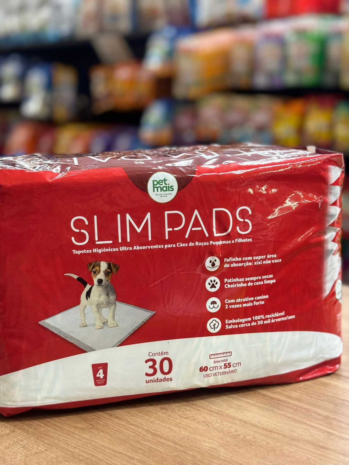 Tapete Higiênico Slim Pads c/30 60x55