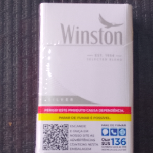 CIGARRO WINSTON PRATA