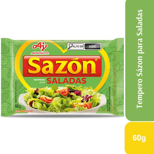 Tempero em Pó Saladas Sazón 60g