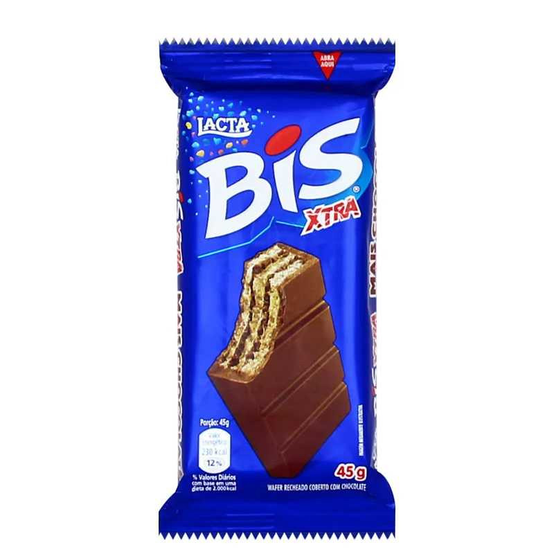 1166 - Choc. Bis Xtra Original Lacta 45g