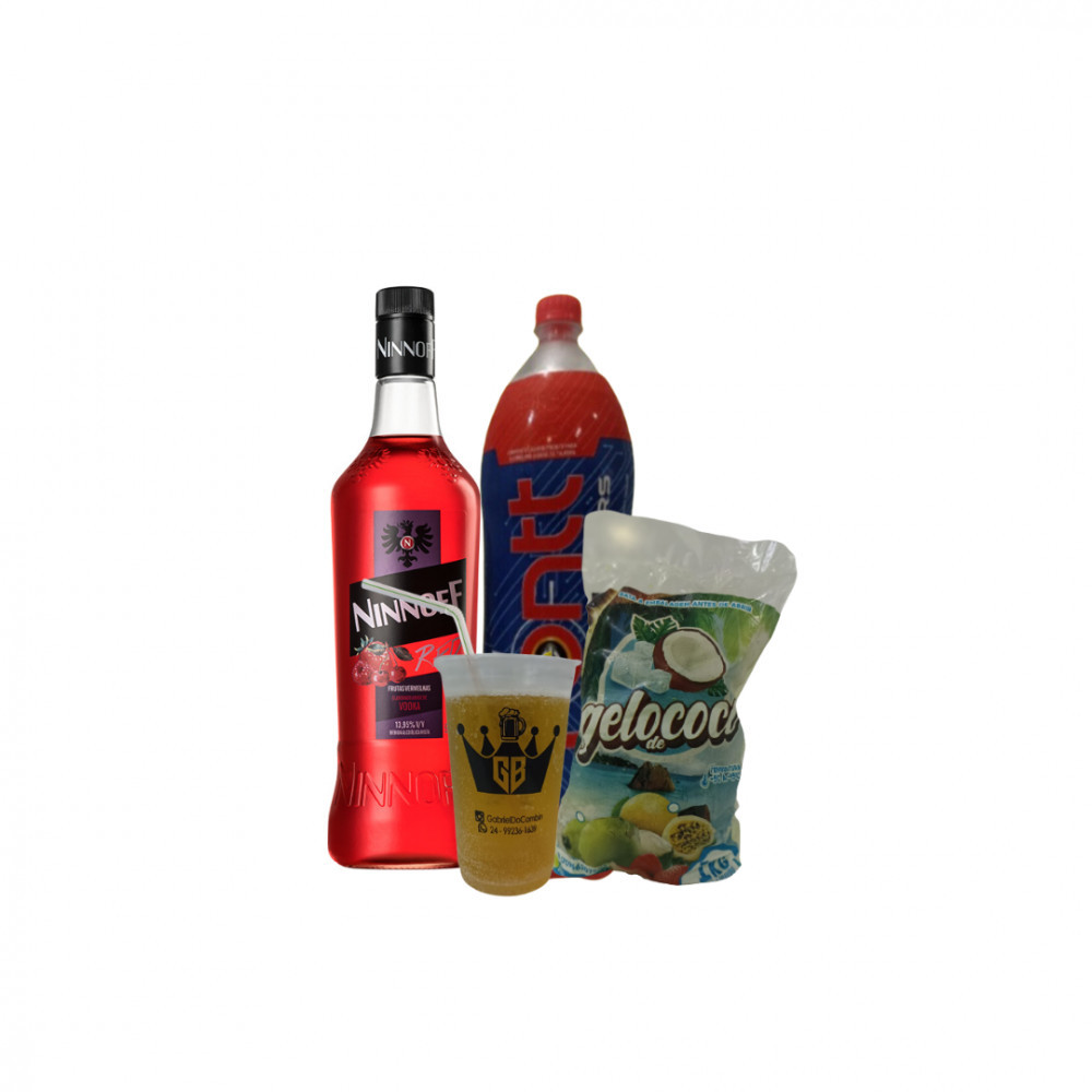 Combo Vodka Ninnoff Gelo 1Kg