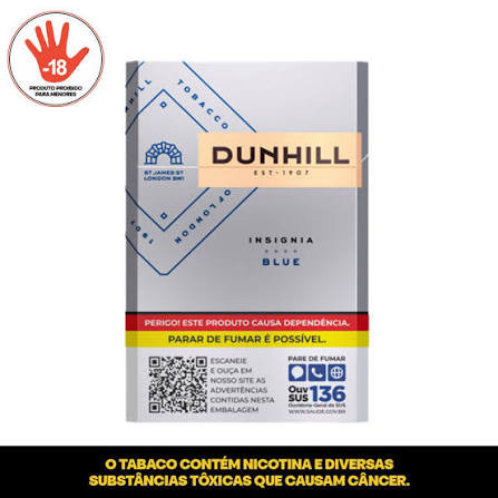 CIGARRO BLUE INSIGNIA DUNHILL BOX