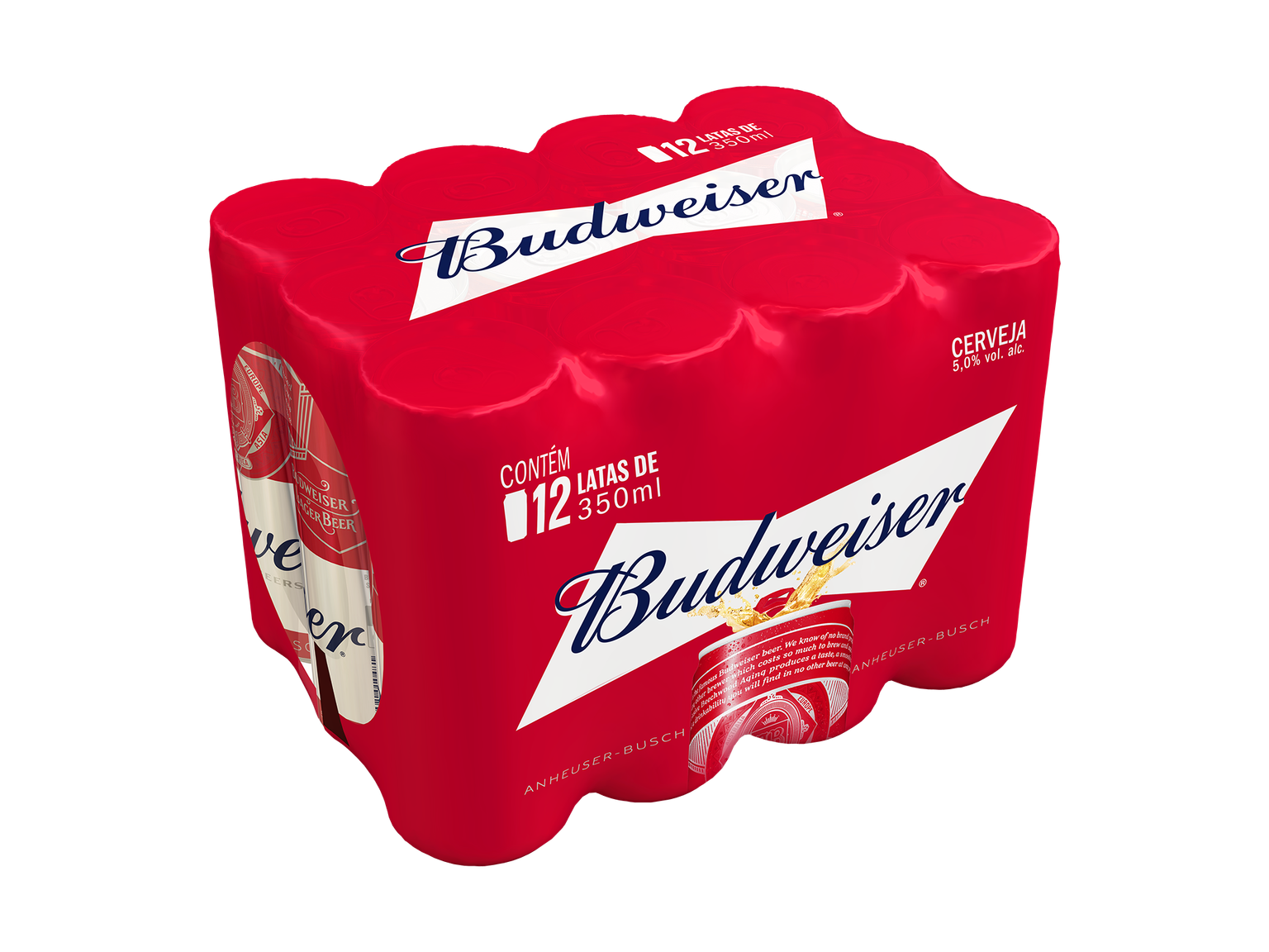Budweiser 350ml - Fardo de 12 unidades