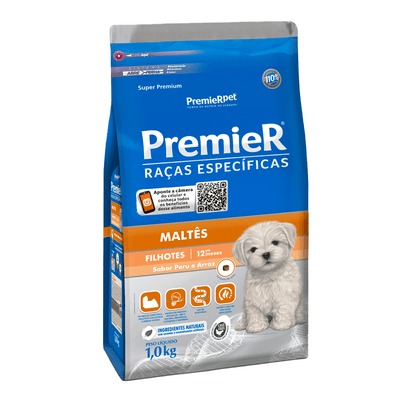 Premier Raças Específicas Maltês Filhote 1kg