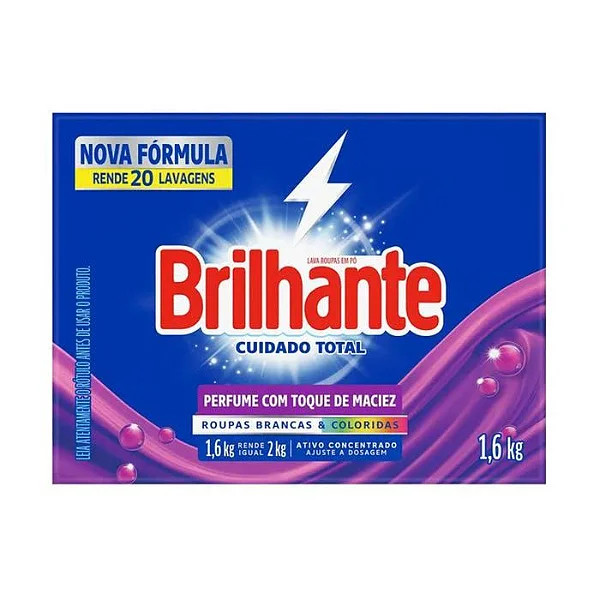sabao po Brilhante 1.6kg cxa