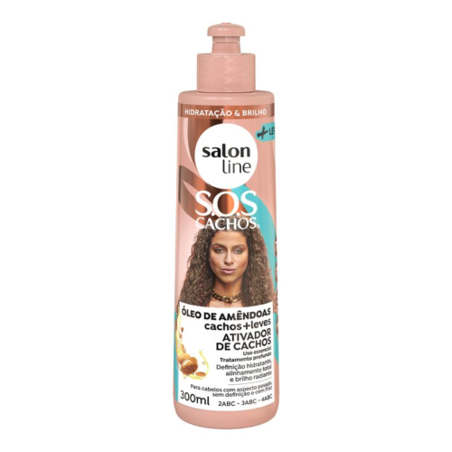 CREME ATIVADOR DE CACHOS SALON LINE 300ML