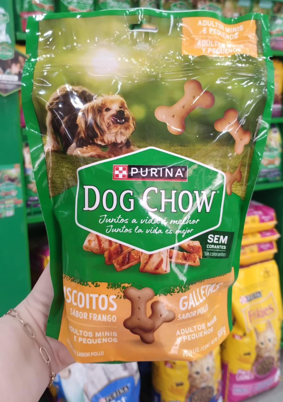 Biscoito Dog Chow Ad Raças Pequenas 500g